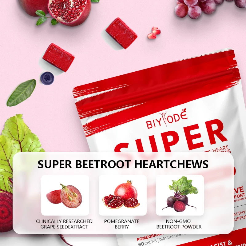 certificate factory NSF HALAL COA GMP wholesale heart blood health products beet root chew gummies