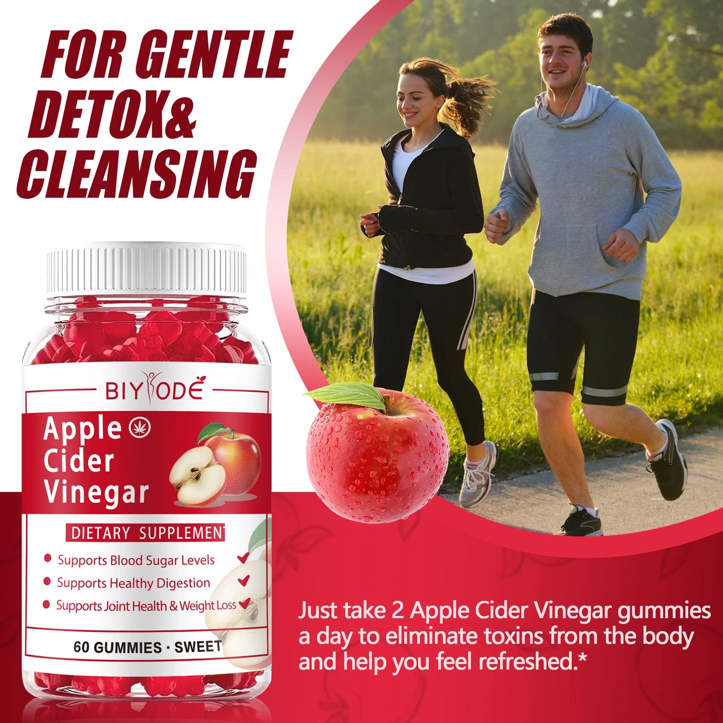 OEM ODM custom wholesale apple cider vinegar organic apple cider vinegar gummies