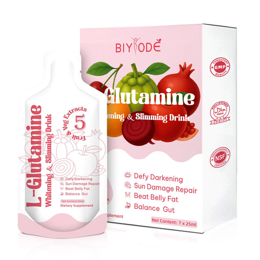 Wholesale L-Glutamine Whitening & Slimming Drink Functional Liquid Supplement for Global Brands