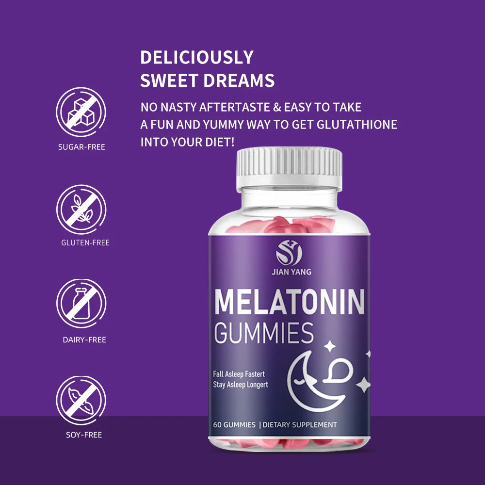 Private Label OEM Professional Manufacturer Custom Vegan Melatonin for Health Fast Sleeping Deep Gummies candy Supplements