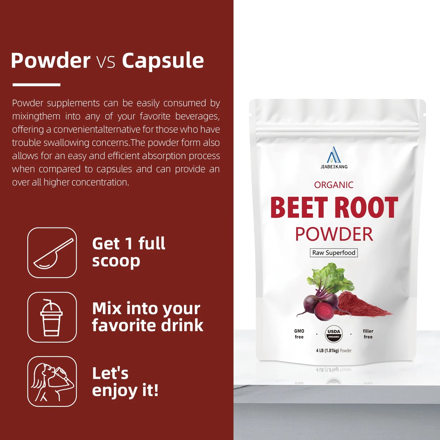 Professional Manufacturer Custom Wholesale Blood Health Supplement Beet Root Powder