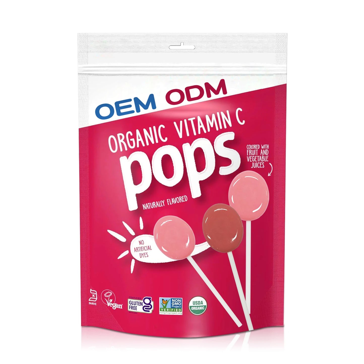 Jiabeikang Factory OEM ODM Custom Vitamin C Supplements Seasonal health product vitamin lollipop