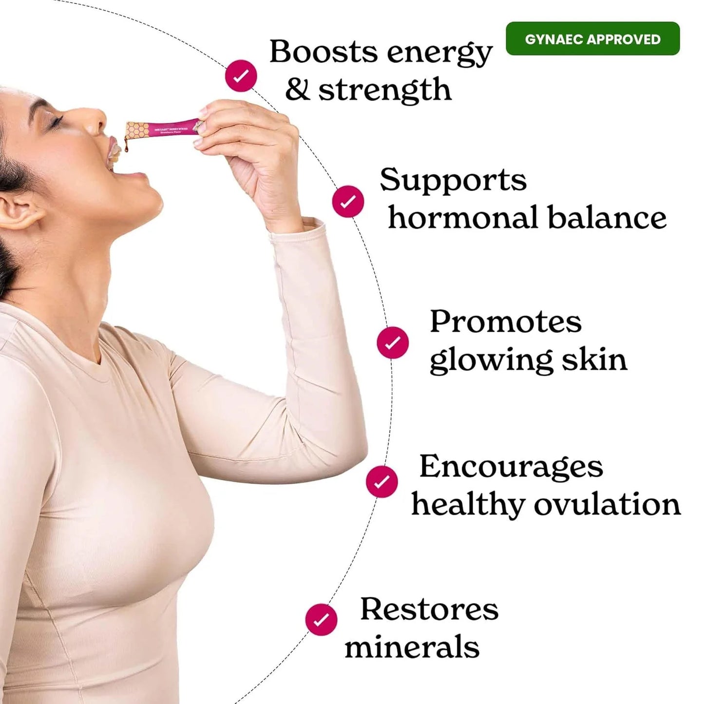 Women Vitality Honey Stick Himalayan Shilajit and Saffron Blend OEM ODM Private Label Honey Supplement