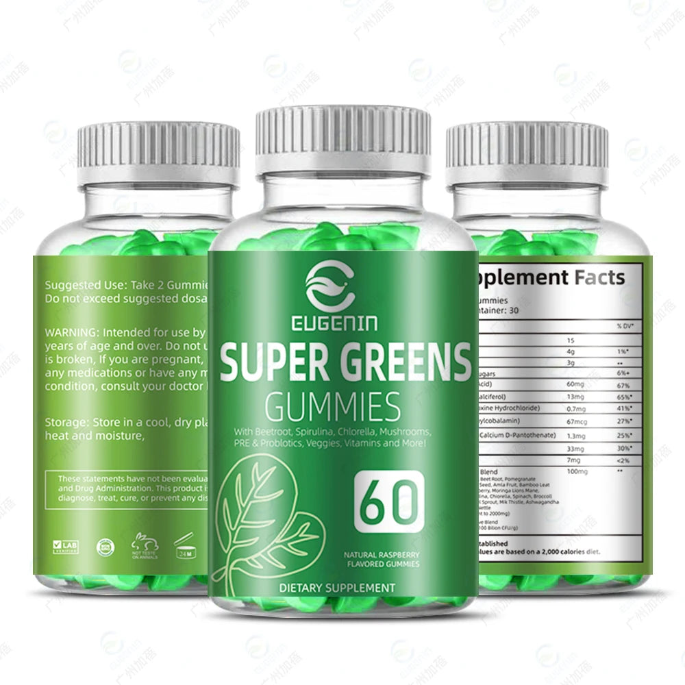 Green Superfood Organic Moringa Powder Gummies