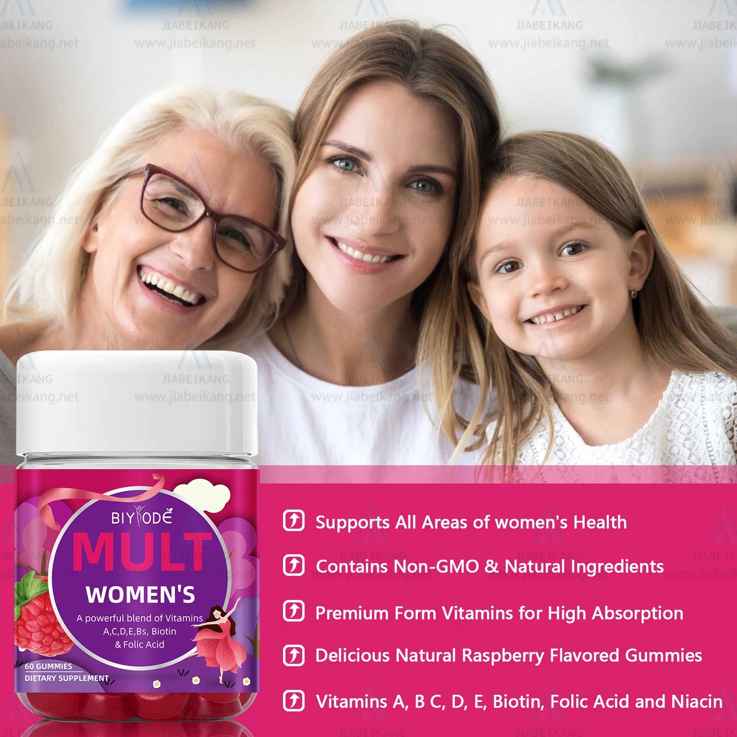 certificate manufacturer NSF HALAL COA GMP wholesale multi vitamin supplement for women healthcare multivitamin gummies