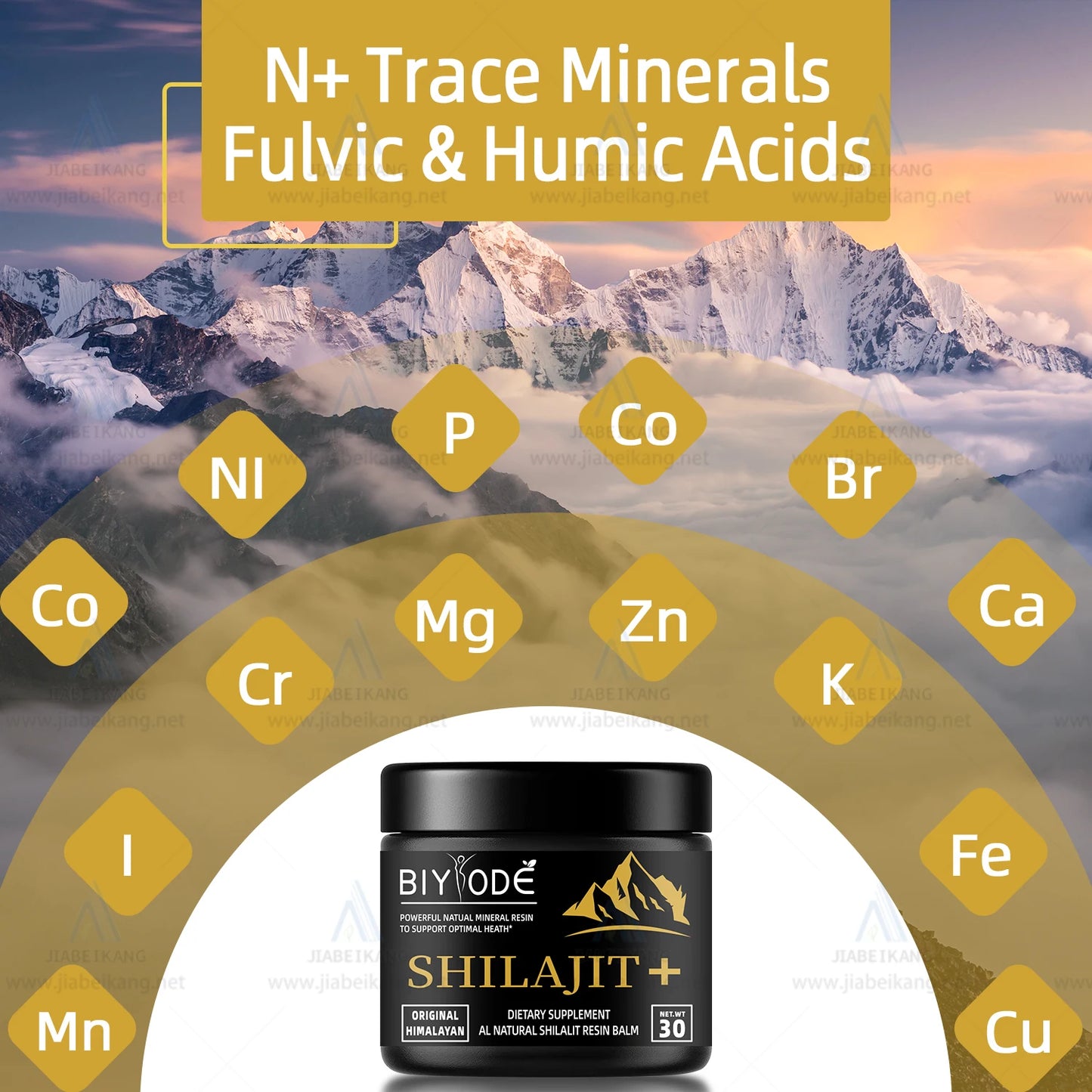 30 Grams Shilajit Pure Himalayan Organic Shilajit Resin Gold Grade Natural Shilajit Resin with 85+ Trace Minerals & Fulvic Acid