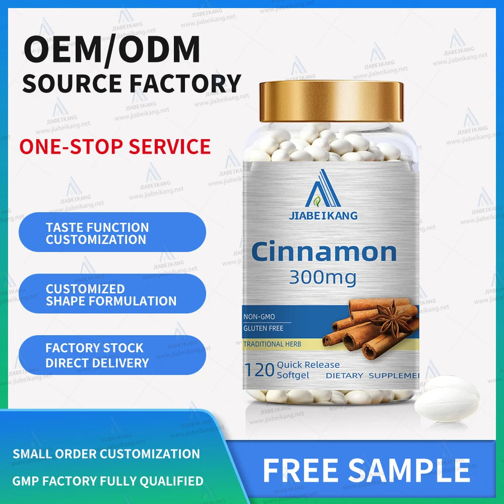 GMP Factory oem Cinnamon Softgels Capsules supplement