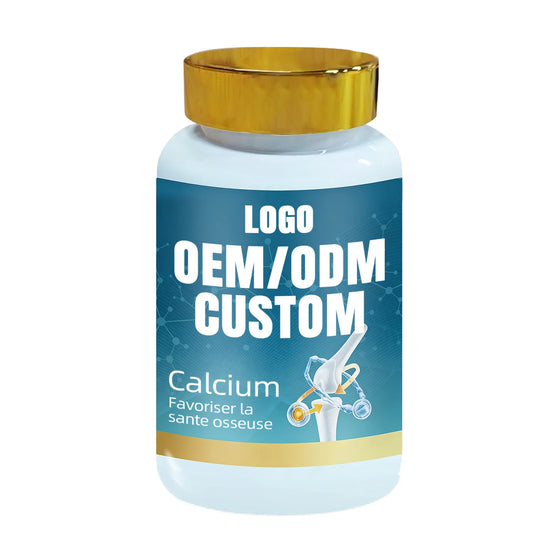 OEM ODM Calcium Vitamin D3 Softgel Supplement Bone Nutrition Custom Brand Manufacturing Service