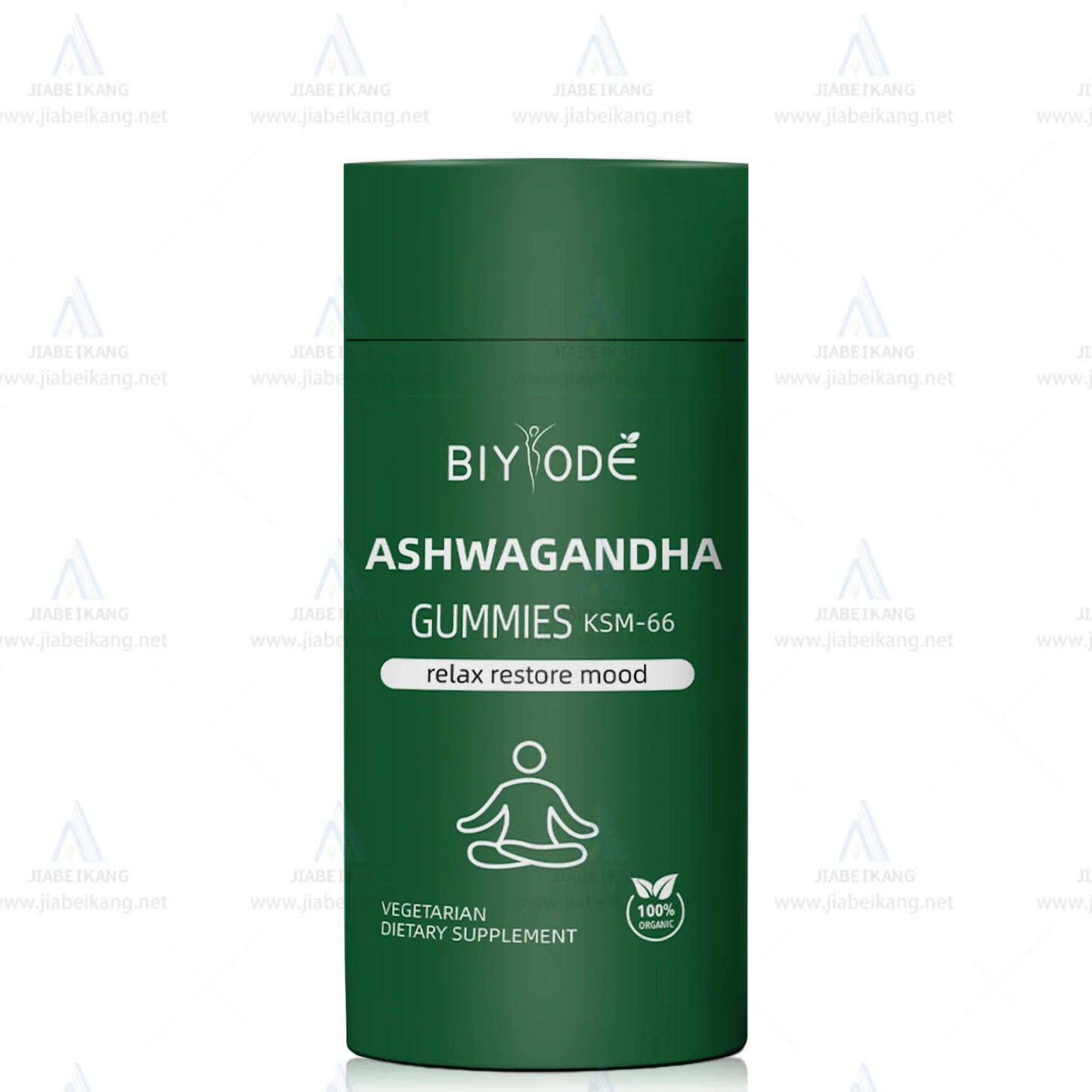 Biyode new design wholesale ksm-66 ashwagandha fast shipping improve sleep mood support gummies