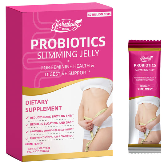 OEM ODM custom private label daily extract probiotics for women wholesale slimming product supplement jelly