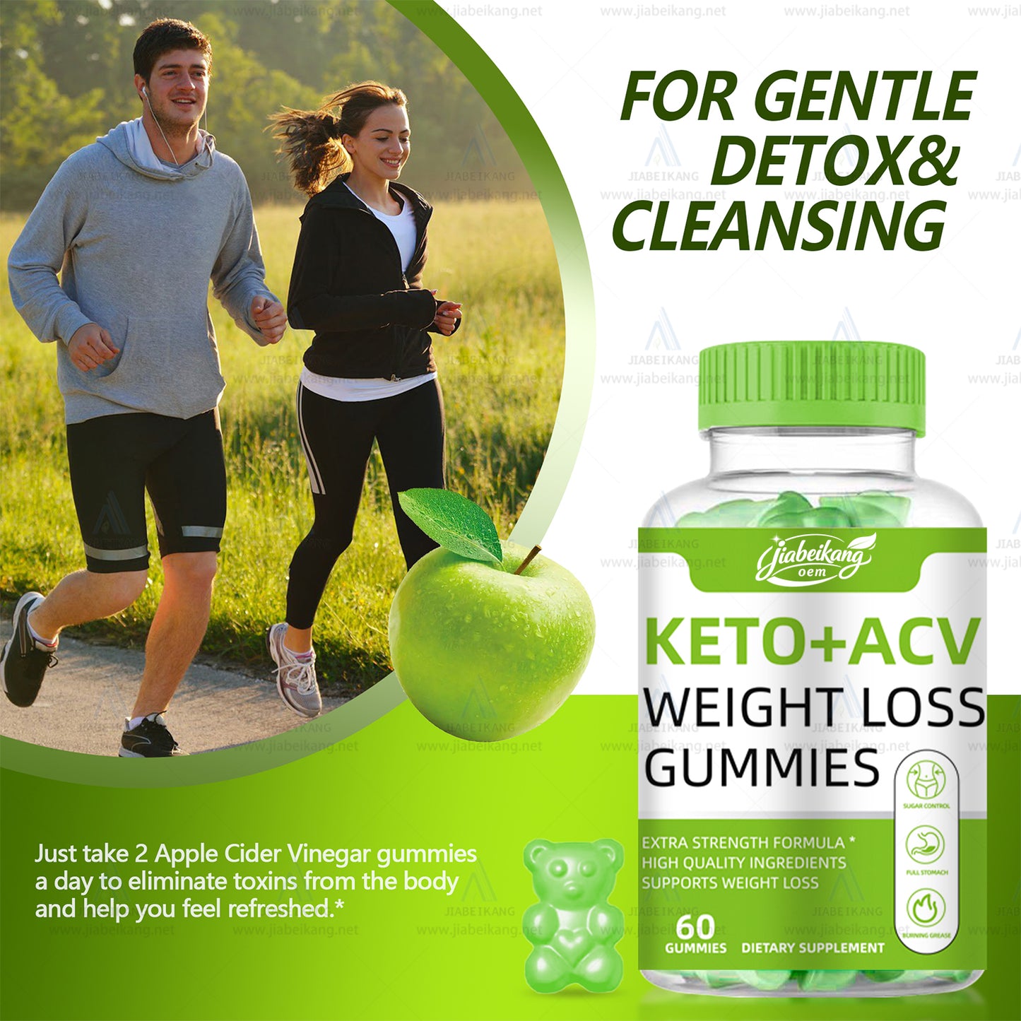 China supplier Healthcare factory Vegan Food Supplement Keto Apple Cider Vinegar Gummies